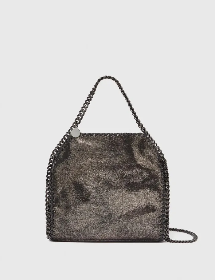 Women Falabella Mini Metallic Tote Bag Metallic Stella McCartney Iconic Falabella