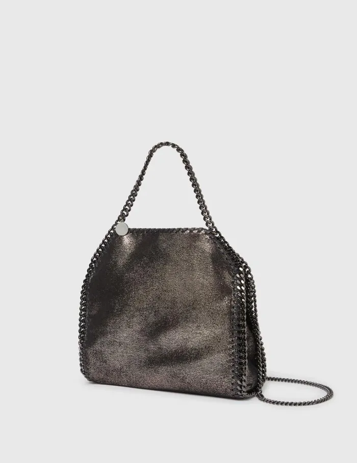 Women Falabella Mini Metallic Tote Bag Metallic Stella McCartney Iconic Falabella Women Falabella Mini Metallic Tote Bag Metallic Stella McCartney Iconic Falabella