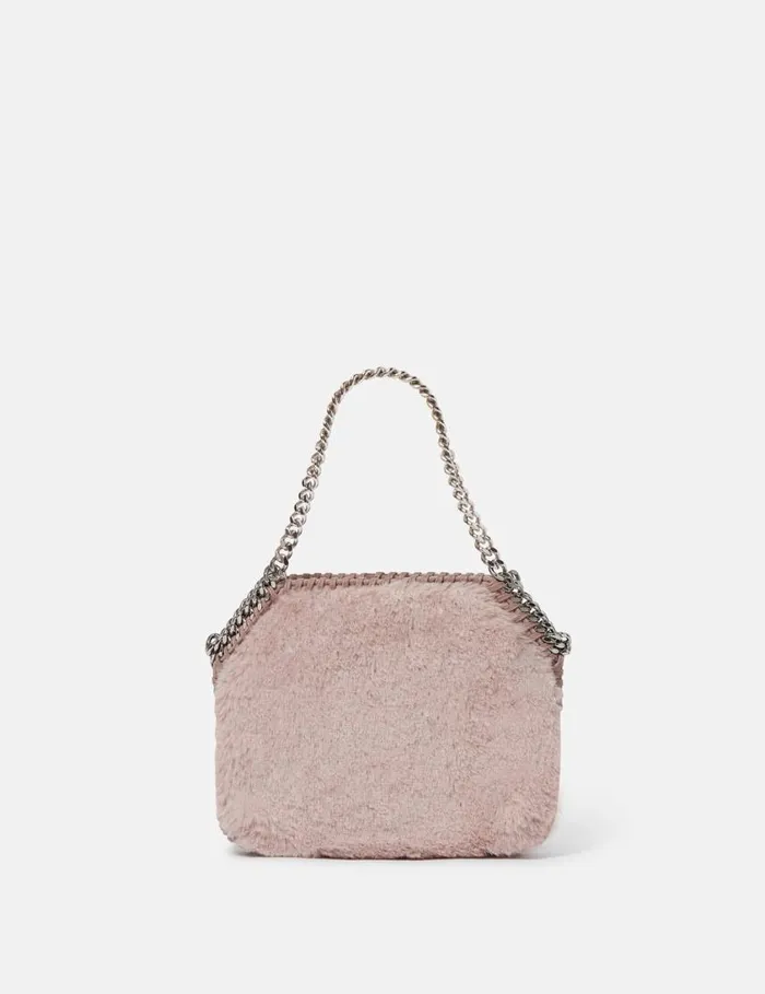 Women Falabella Tiny Teddy Tote Bag Dusty Pink Stella McCartney Mini Bags And Clutches Women Falabella Tiny Teddy Tote Bag Dusty Pink Stella McCartney Mini Bags And Clutches