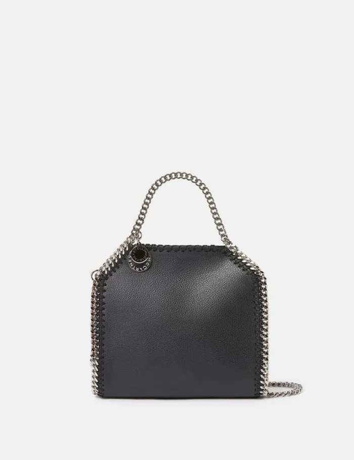 Women Falabella Tiny Tote Bag Black Stella McCartney TopHandle Bags