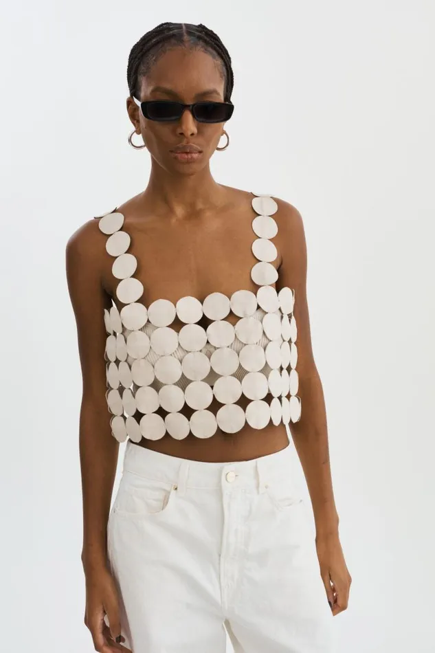Women FINLEY MultiCircle Top Bone LAMARQUE Tops