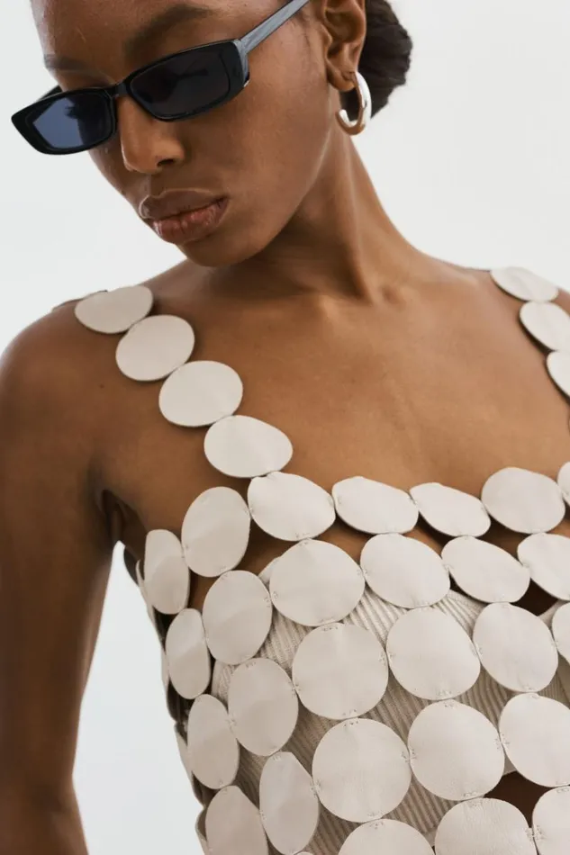 Women FINLEY MultiCircle Top Bone LAMARQUE Tops