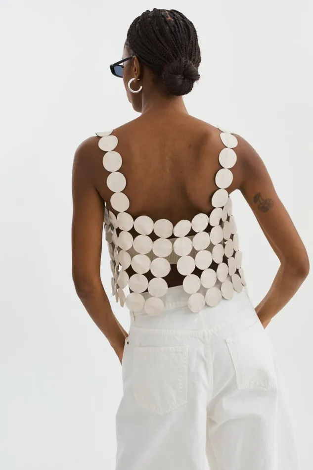 Women FINLEY MultiCircle Top Bone LAMARQUE Tops