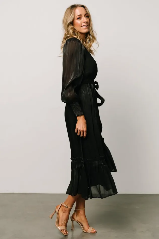 Women Flynn Midi Dress Black Baltic Born Midi Dresses