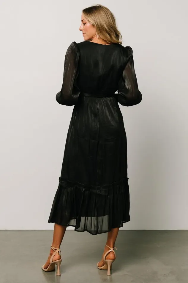 Women Flynn Midi Dress Black Baltic Born Midi Dresses