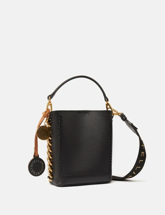 Women Frayme MIRUM Mini Square Bucket Bag Black Stella McCartney TopHandle Bags Women Frayme MIRUM Mini Square Bucket Bag Black Stella McCartney TopHandle Bags