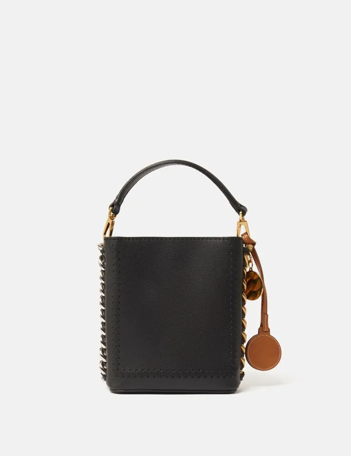 Women Frayme MIRUM Mini Square Bucket Bag Black Stella McCartney TopHandle Bags Women Frayme MIRUM Mini Square Bucket Bag Black Stella McCartney TopHandle Bags