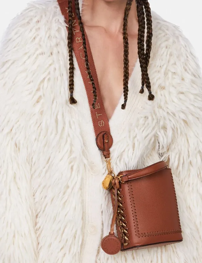 Women Frayme MIRUM Mini Square Bucket Bag Brandy Stella McCartney TopHandle Bags Women Frayme MIRUM Mini Square Bucket Bag Brandy Stella McCartney TopHandle Bags