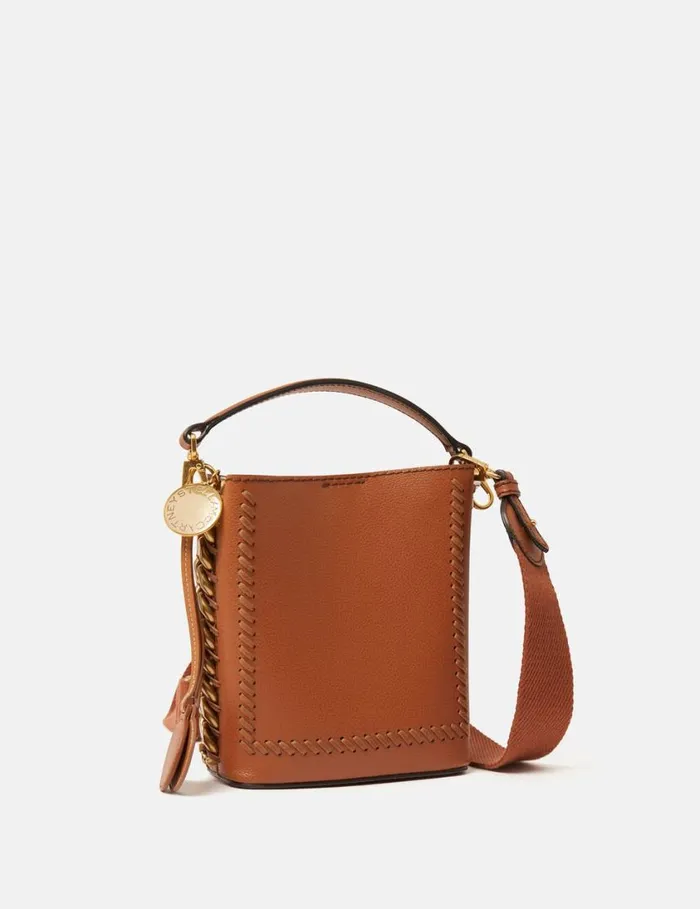 Women Frayme MIRUM Mini Square Bucket Bag Brandy Stella McCartney TopHandle Bags Women Frayme MIRUM Mini Square Bucket Bag Brandy Stella McCartney TopHandle Bags