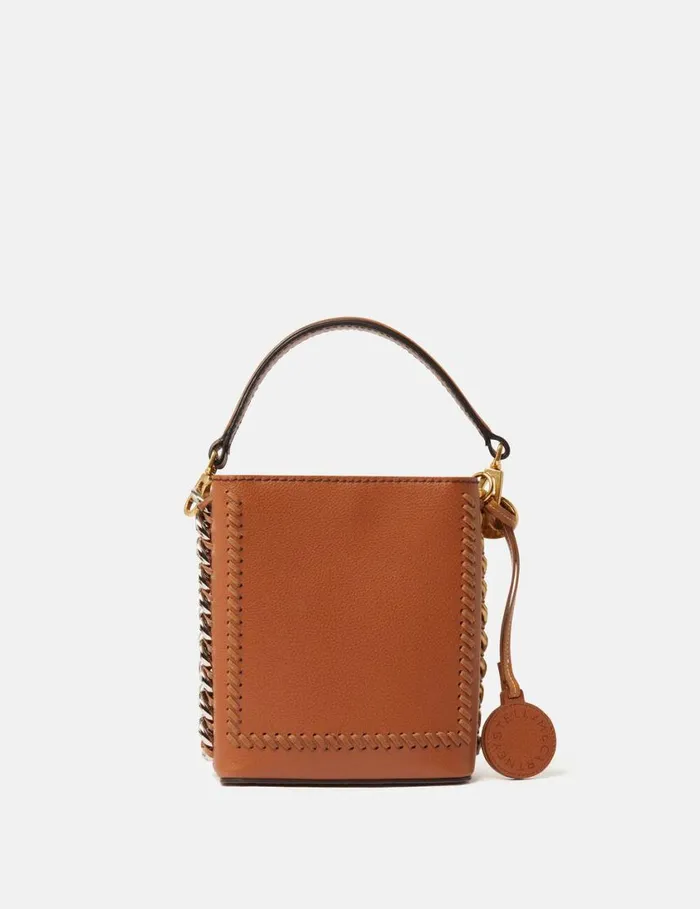 Women Frayme MIRUM Mini Square Bucket Bag Brandy Stella McCartney TopHandle Bags Women Frayme MIRUM Mini Square Bucket Bag Brandy Stella McCartney TopHandle Bags