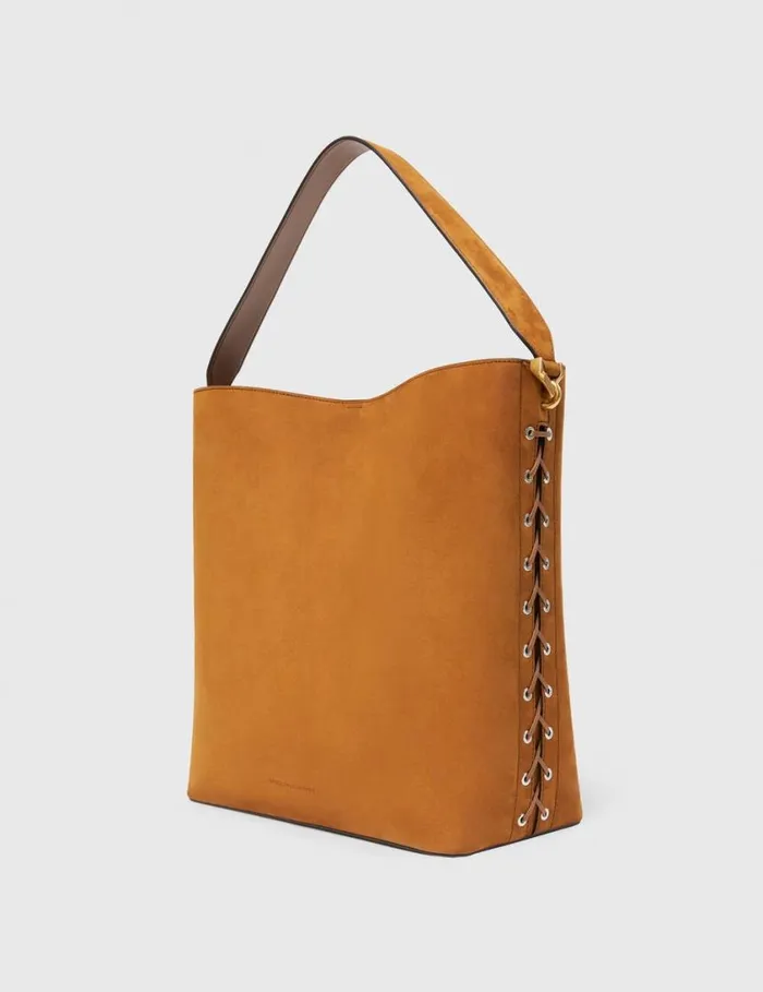 Women Frayme Whipstitch Tote Bag Brandy Stella McCartney Frayme Bag