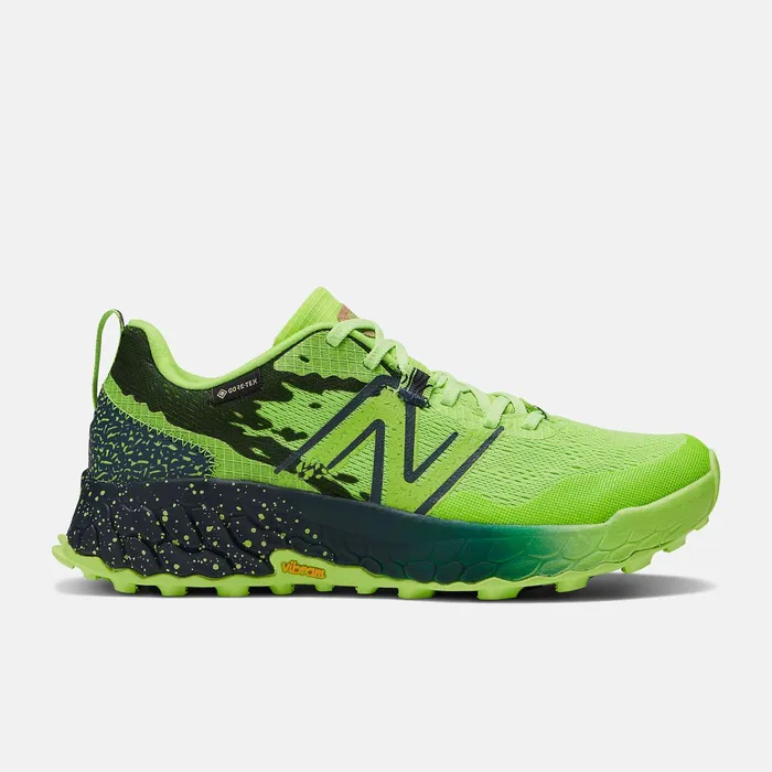Women Fresh Foam X Hierro V7 GTX Pixel Green With Natural Indigo New Balance Hiking and Trail