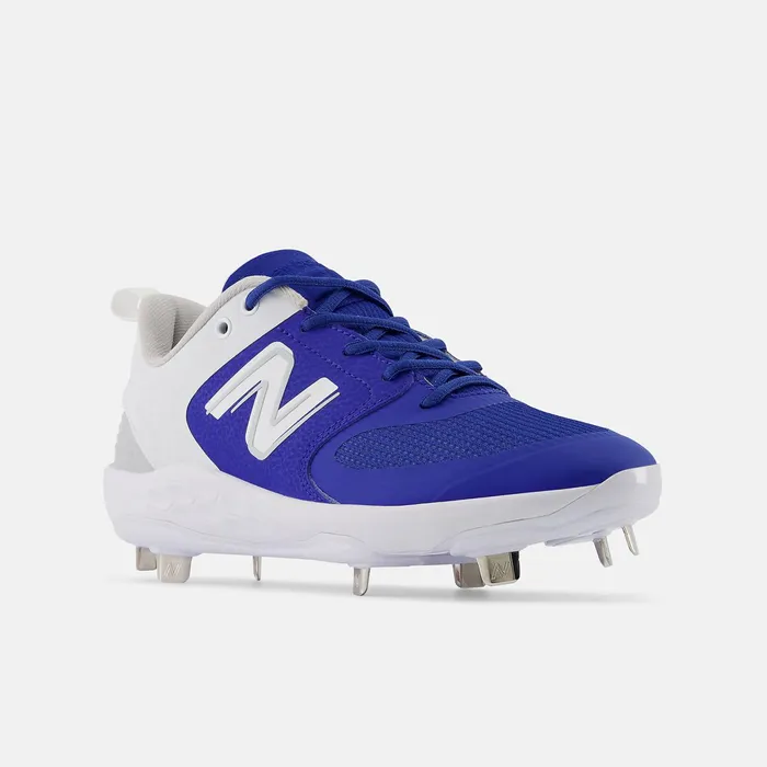 Women Fresh Foam X Velo V3 Metal Blue With White New Balance Softball