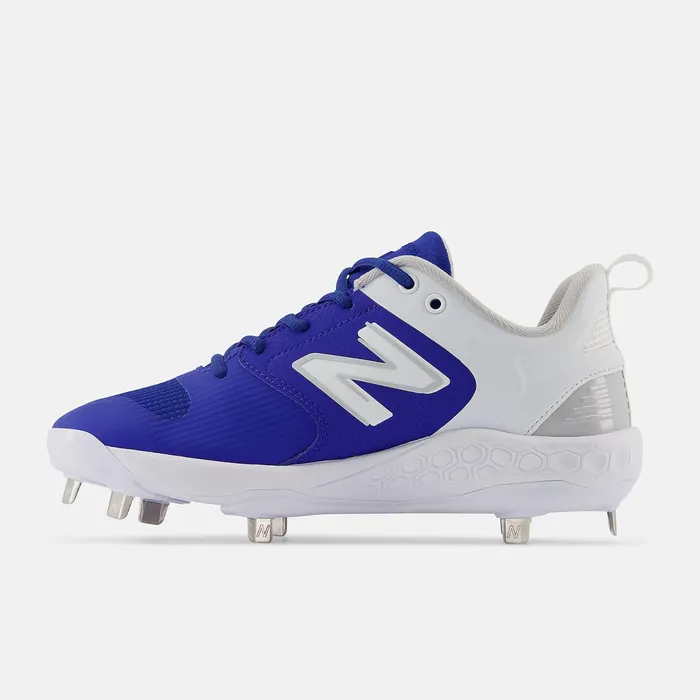 Women Fresh Foam X Velo V3 Metal Blue With White New Balance Softball