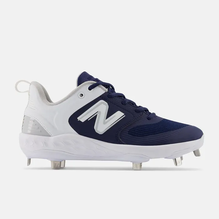 Women Fresh Foam X Velo V3 Metal Navy With White New Balance Softball