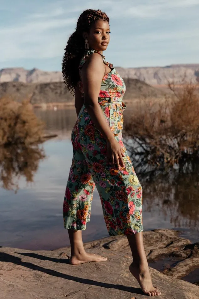 Women Gemma Jumpsuit Sage Multi Baltic Born Jumpsuits and Rompers