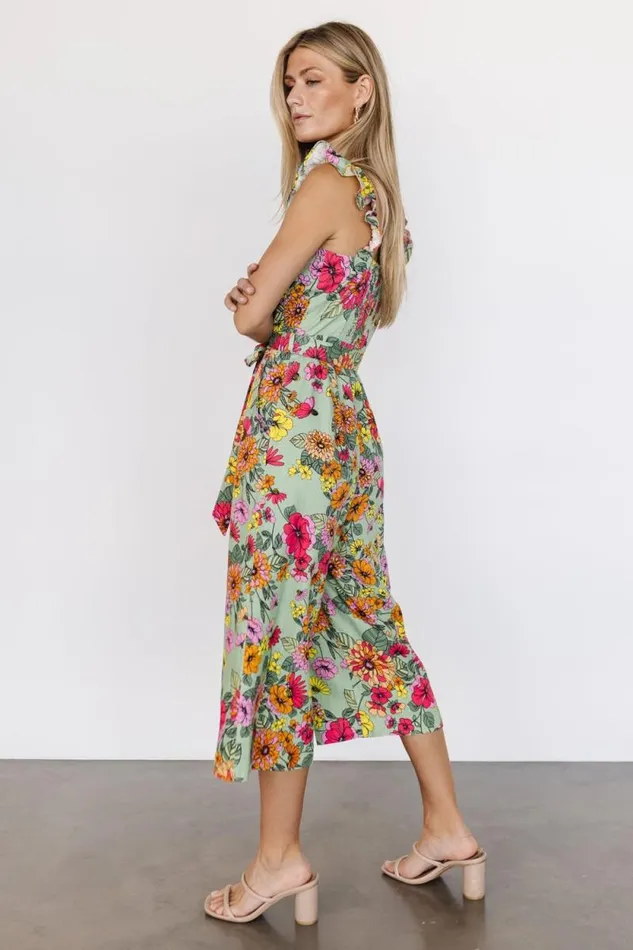 Women Gemma Jumpsuit Sage Multi Baltic Born Jumpsuits and Rompers