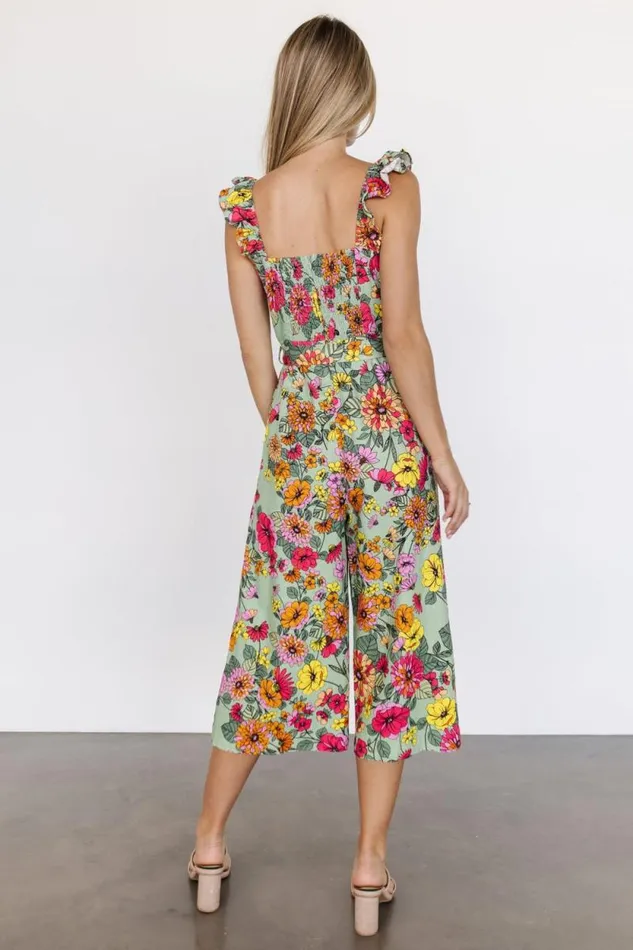 Women Gemma Jumpsuit Sage Multi Baltic Born Jumpsuits and Rompers