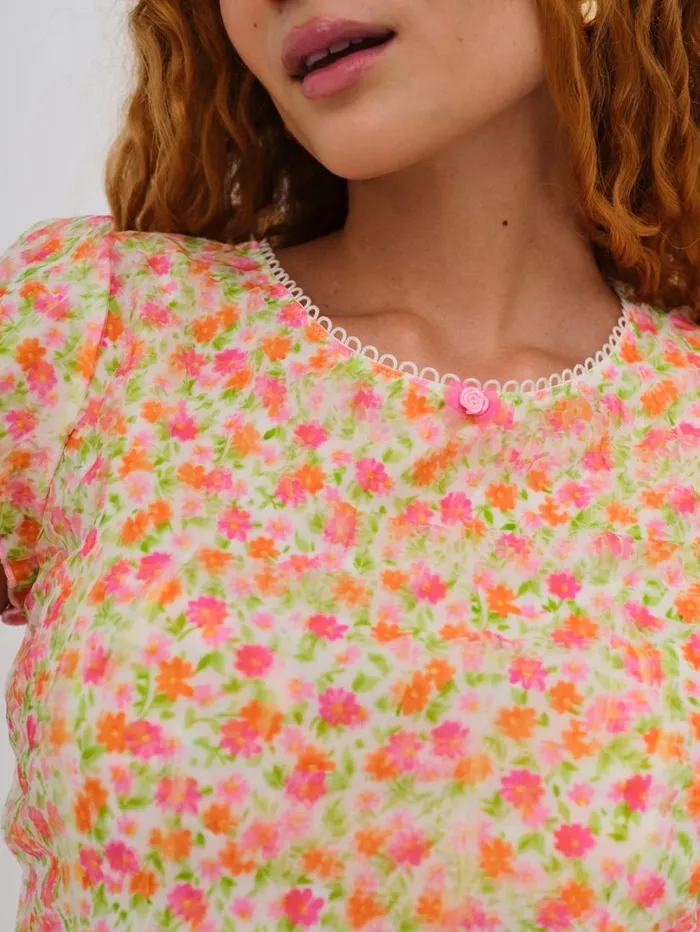 Women Giselle Baby Tee Multi For Love and Lemons Lingerie