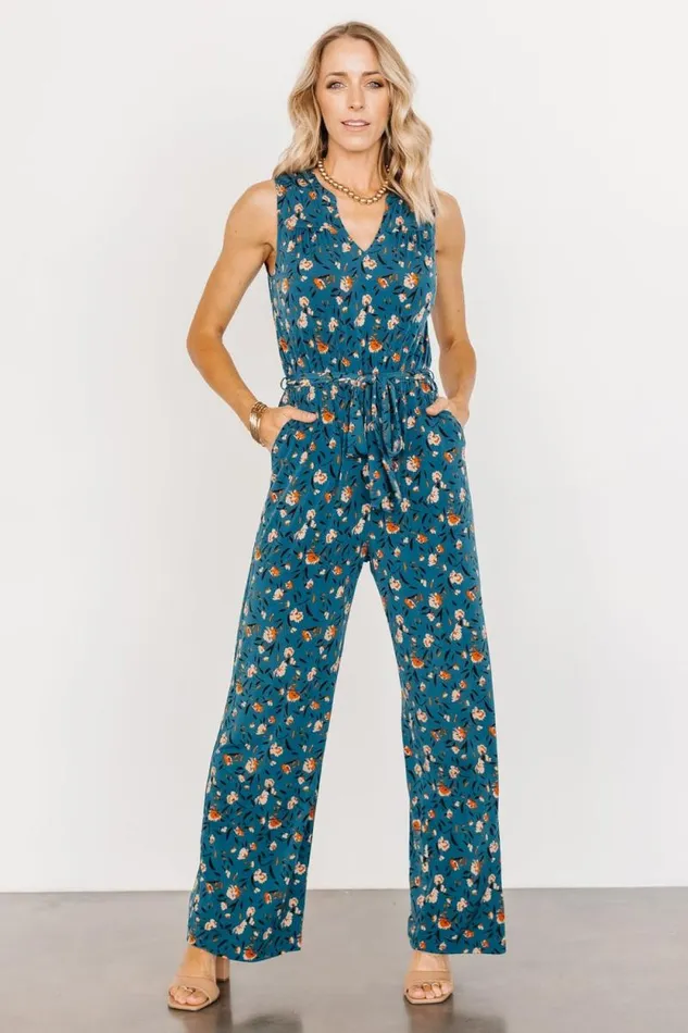 Women Grove Tank Jumpsuit Topaz Multi Baltic Born Jumpsuits and Rompers