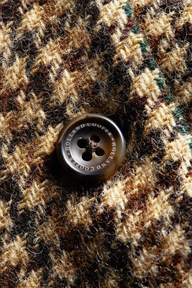 Women Hampton Waistcoat Hailes Green Tweed Holland Cooper Tailoring