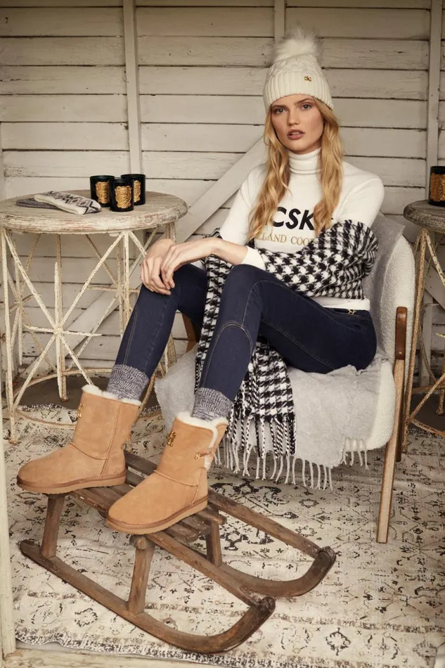 Women HC Shearling Boot Tan Holland Cooper Sleepwear Women HC Shearling Boot Tan Holland Cooper Sleepwear