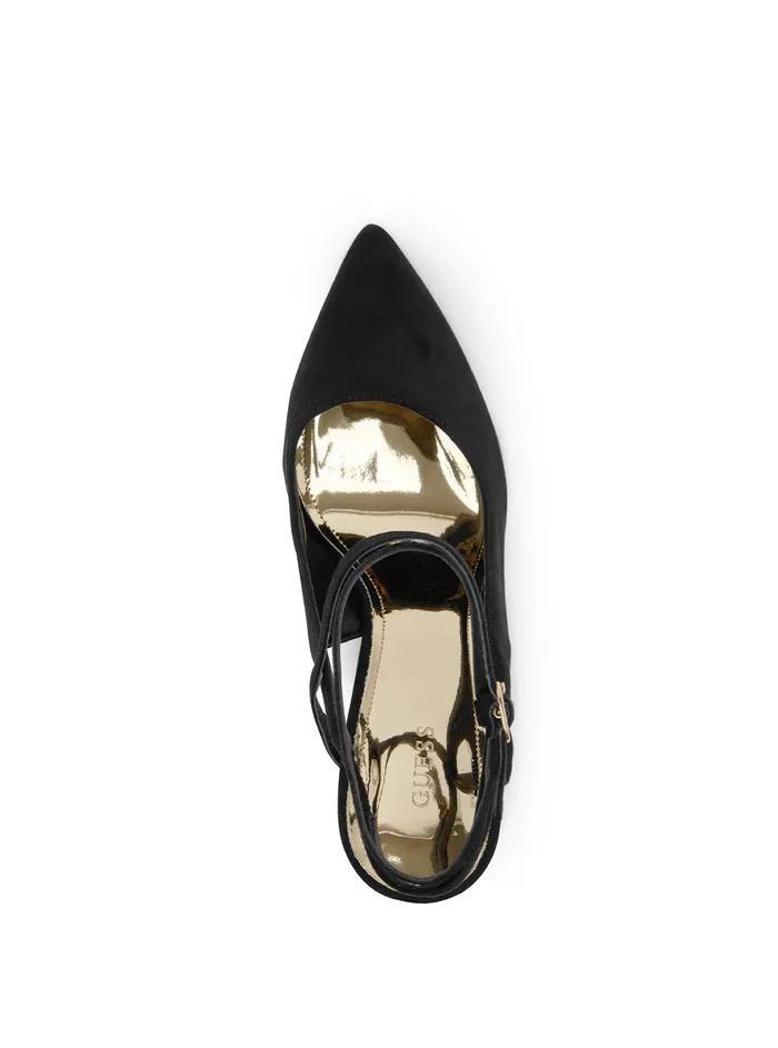 Women Heels GUESS Black Staton Suede High Heels