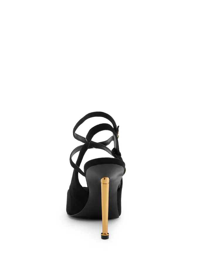 Women Heels GUESS Black Staton Suede High Heels
