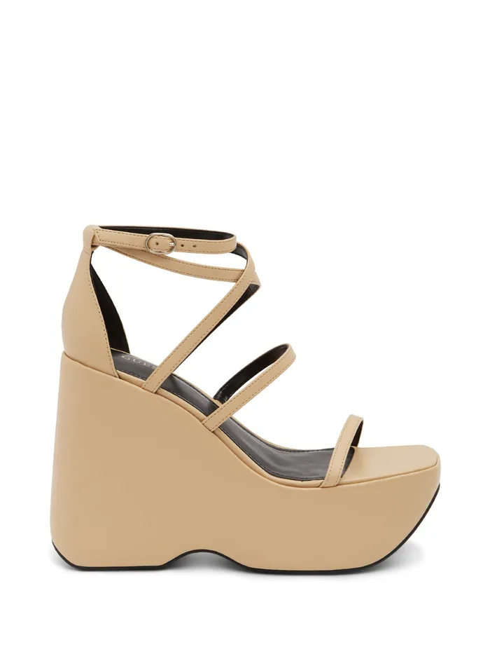 Women Heels GUESS Nude Angelli Platform Heels