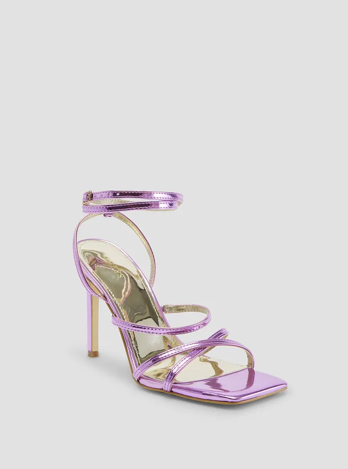 Women Heels GUESS Purple Sabie Patent High Heels