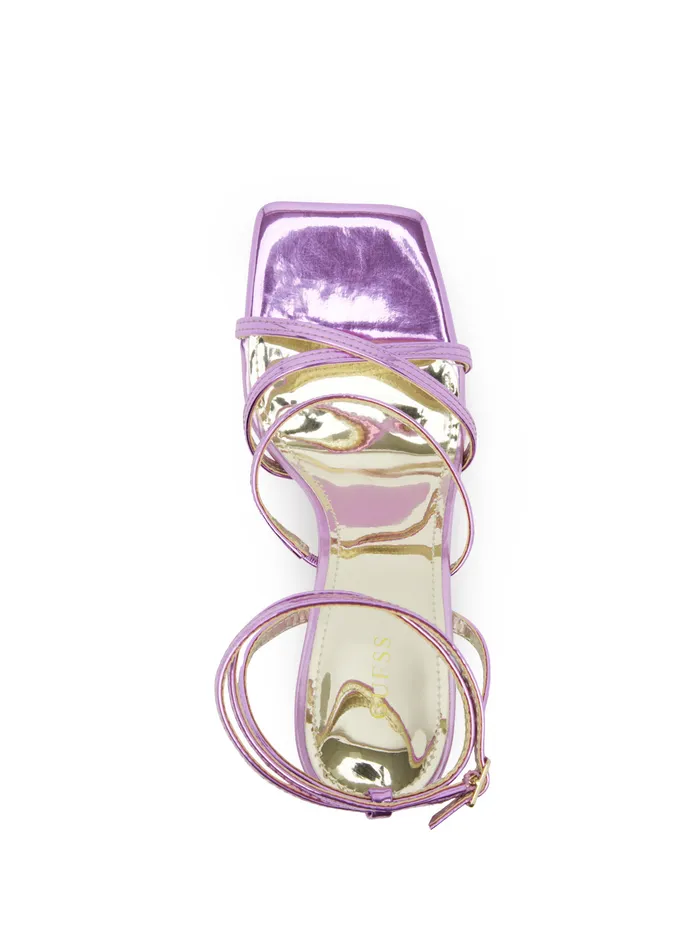 Women Heels GUESS Purple Sabie Patent High Heels