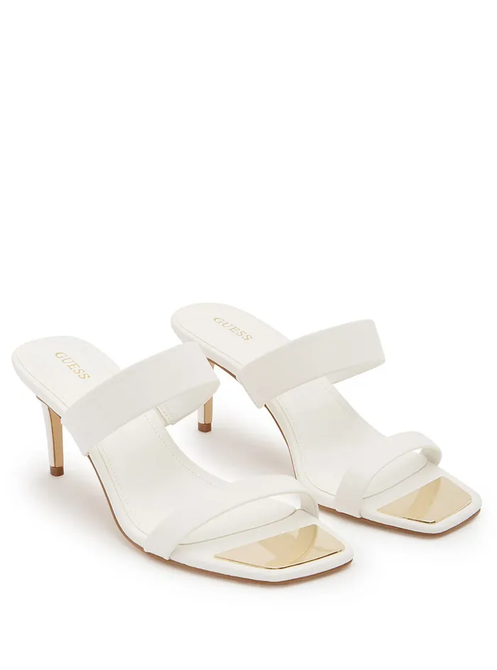 Women Heels GUESS White Hotie Heels