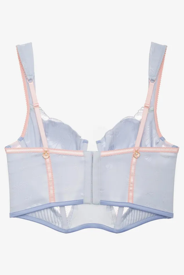 Women High Tide Bustier Blue For Love and Lemons Lingerie