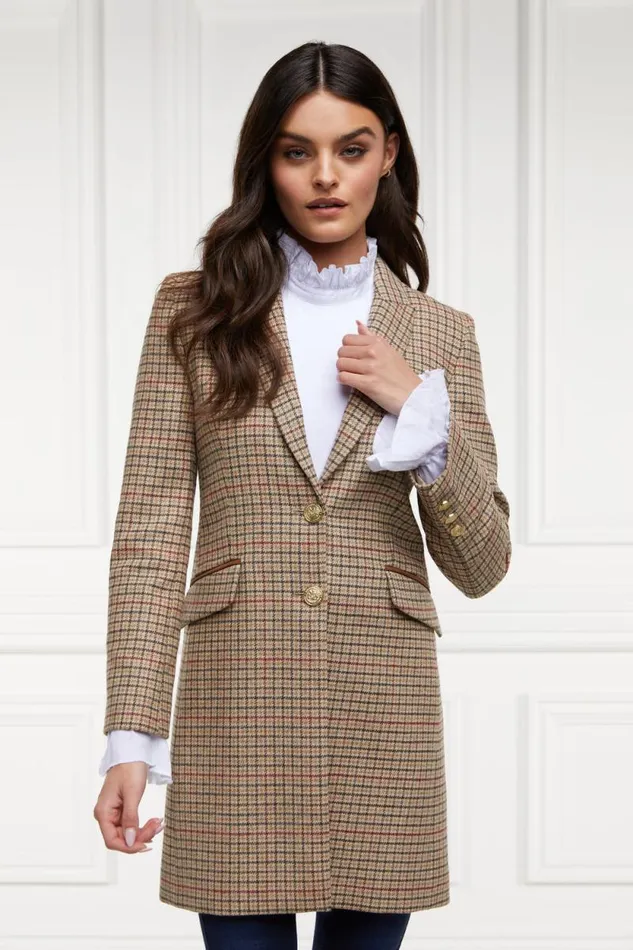 Women Highgrove Coat Charlton Tweed Holland Cooper Tailoring