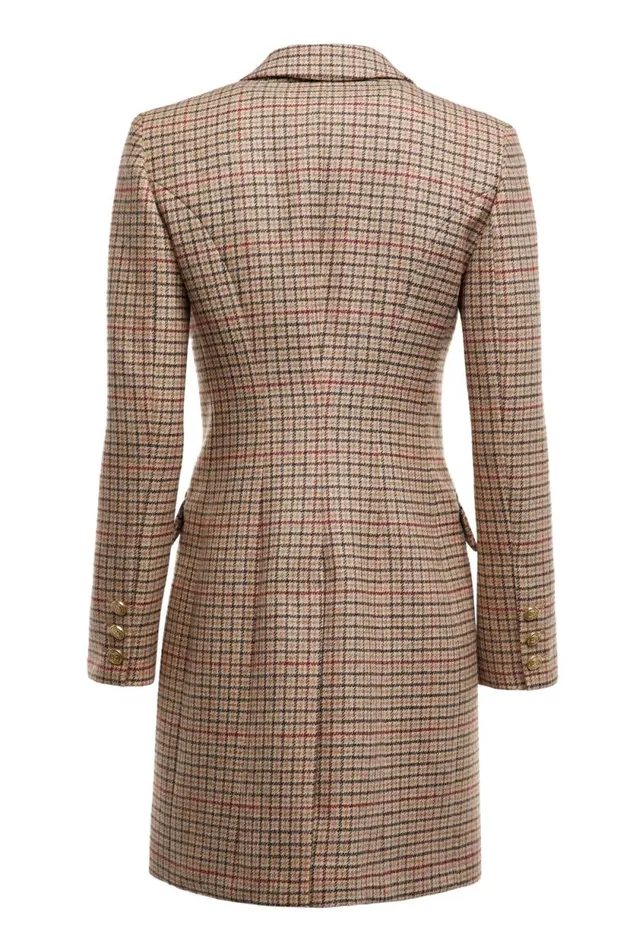 Women Highgrove Coat Charlton Tweed Holland Cooper Tailoring