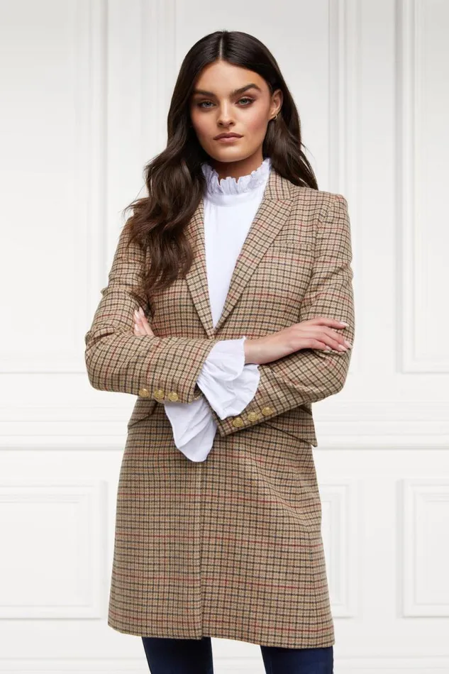 Women Highgrove Coat Charlton Tweed Holland Cooper Tailoring