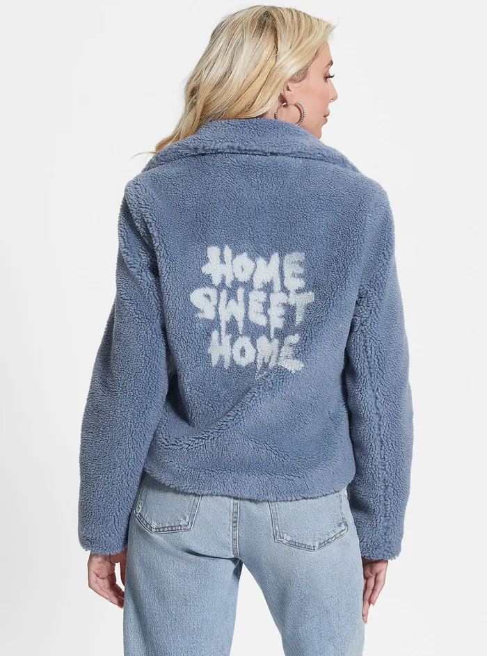 Women Jackets and Coats GUESS Steel Blue Daria Jacket