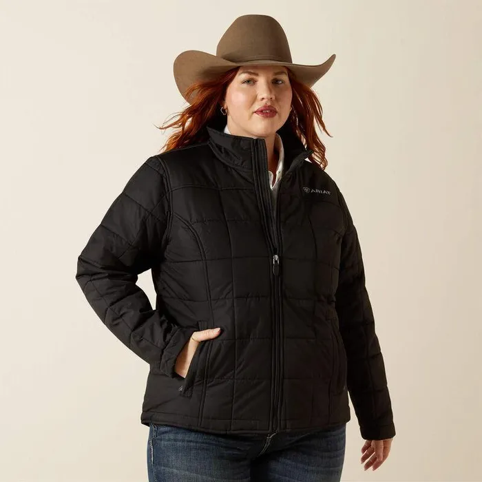 Women Jackets and Vests Ariat Crius Insulated Jacket Black Women Jackets and Vests Ariat Crius Insulated Jacket Black