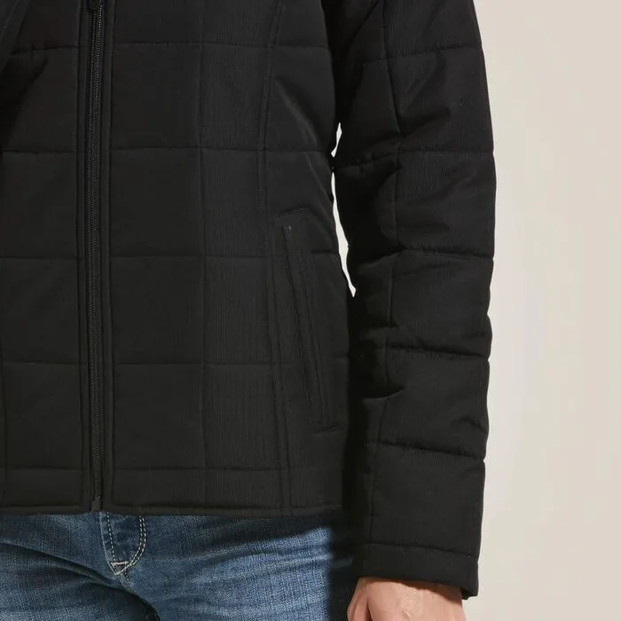 Women Jackets and Vests Ariat Crius Insulated Jacket Black Women Jackets and Vests Ariat Crius Insulated Jacket Black