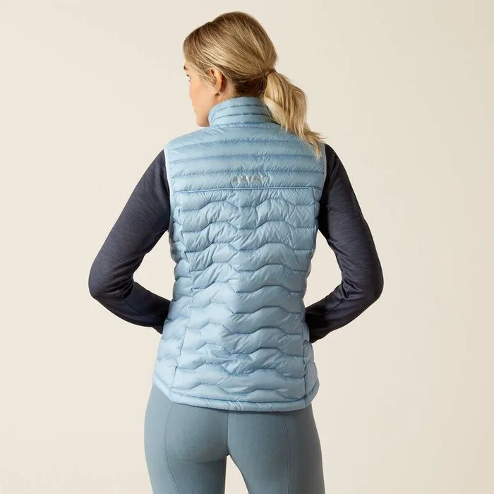 Women Jackets and Vests Ariat Ideal Down Vest Cerulean