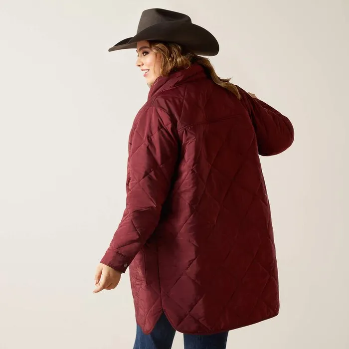 Women Jackets and Vests Ariat Quilted Jacket Tawny Port Women Jackets and Vests Ariat Quilted Jacket Tawny Port