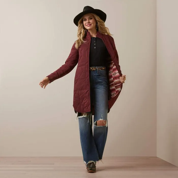 Women Jackets and Vests Ariat Quilted Jacket Tawny Port Women Jackets and Vests Ariat Quilted Jacket Tawny Port