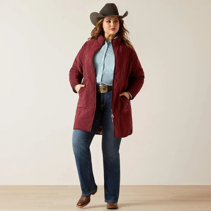 Women Jackets and Vests Ariat Quilted Jacket Tawny Port Women Jackets and Vests Ariat Quilted Jacket Tawny Port