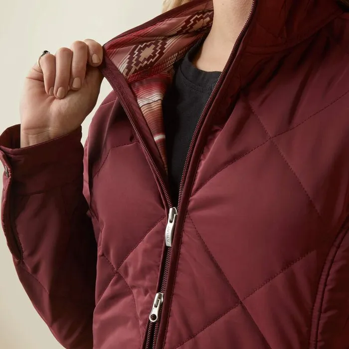 Women Jackets and Vests Ariat Quilted Jacket Tawny Port Women Jackets and Vests Ariat Quilted Jacket Tawny Port