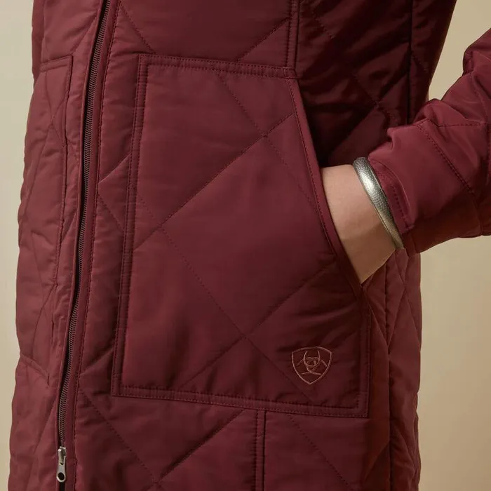 Women Jackets and Vests Ariat Quilted Jacket Tawny Port Women Jackets and Vests Ariat Quilted Jacket Tawny Port