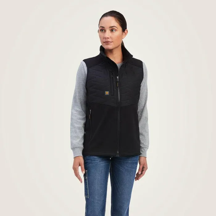 Women Jackets and Vests Ariat Rebar Cloud 9 Insulated Vest Black