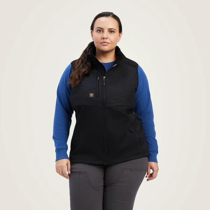 Women Jackets and Vests Ariat Rebar Cloud 9 Insulated Vest Black Women Jackets and Vests Ariat Rebar Cloud 9 Insulated Vest Black