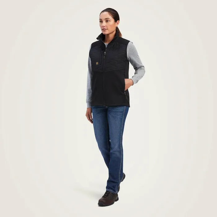 Women Jackets and Vests Ariat Rebar Cloud 9 Insulated Vest Black Women Jackets and Vests Ariat Rebar Cloud 9 Insulated Vest Black