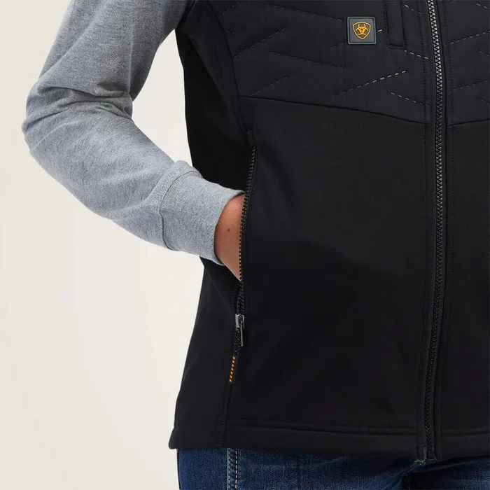 Women Jackets and Vests Ariat Rebar Cloud 9 Insulated Vest Black Women Jackets and Vests Ariat Rebar Cloud 9 Insulated Vest Black