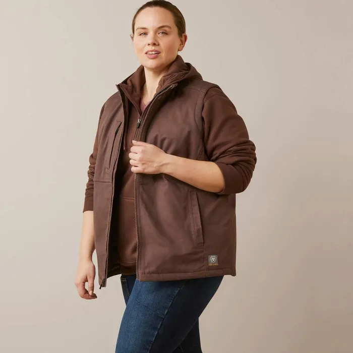Women Jackets and Vests Ariat Rebar DuraCanvas Insulated Vest Peppercorn Women Jackets and Vests Ariat Rebar DuraCanvas Insulated Vest Peppercorn